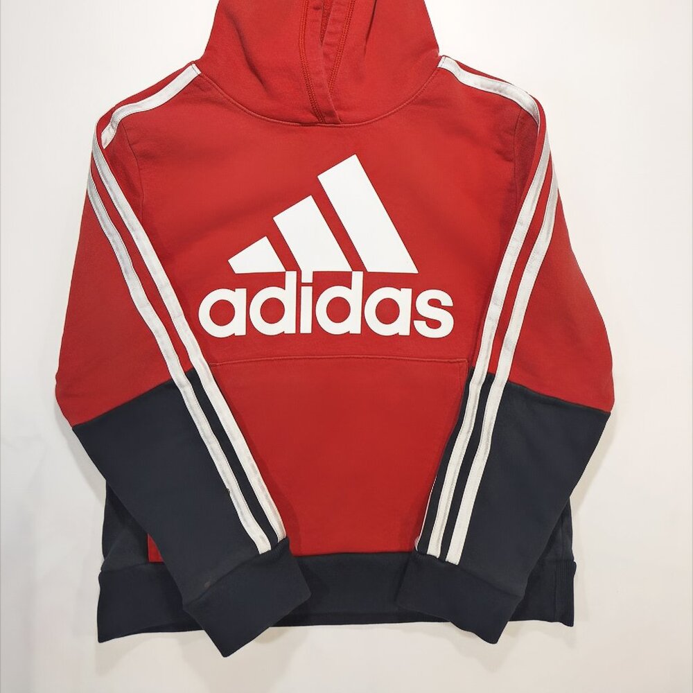 Adidas boys red hoodie
